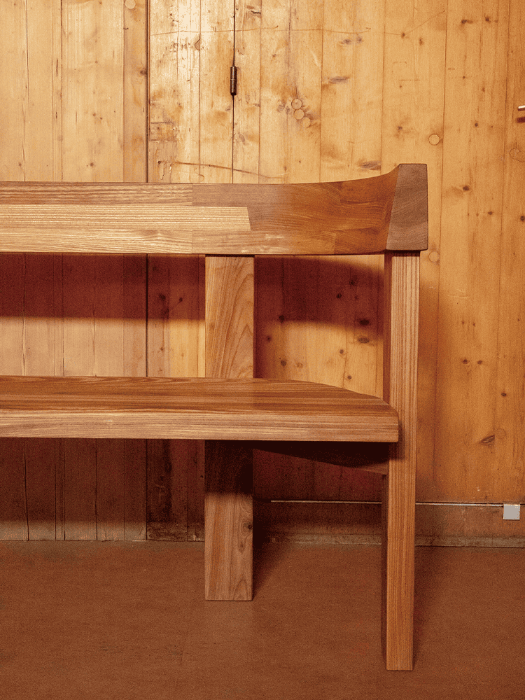 Round Back Bench Left180,200 S35-D,E