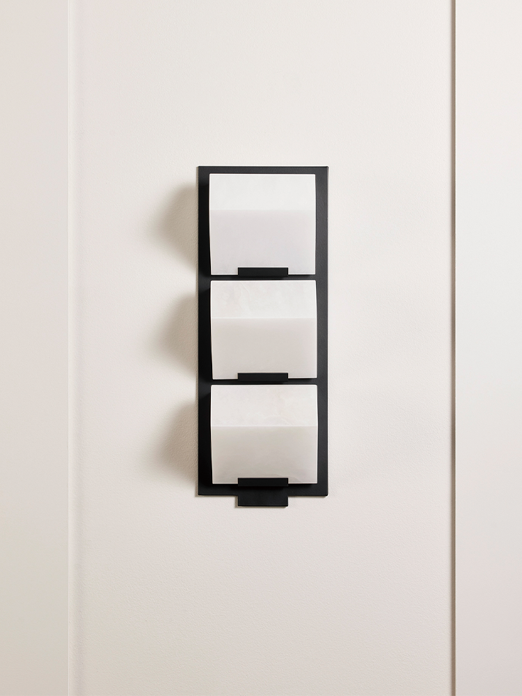 TRIPLE -SLOPING BLOCK- Wall Lamp on Metal Frame-145