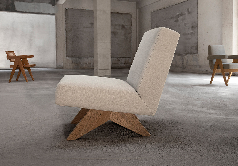 Upholstered Armless Chair[Zanav Upholstered]