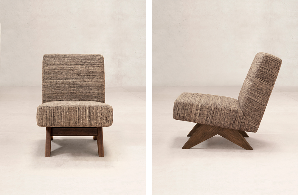 Upholstered Armless Chair[Special Edition-Z]