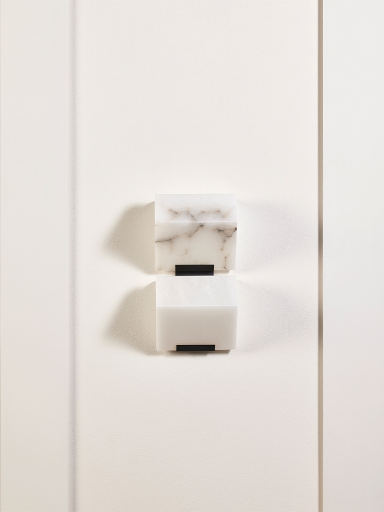 DOUBLE -SLOPING BLOCK- Wall Lamp-145