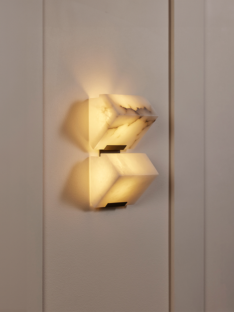 DOUBLE -SLOPING BLOCK- Wall Lamp-145