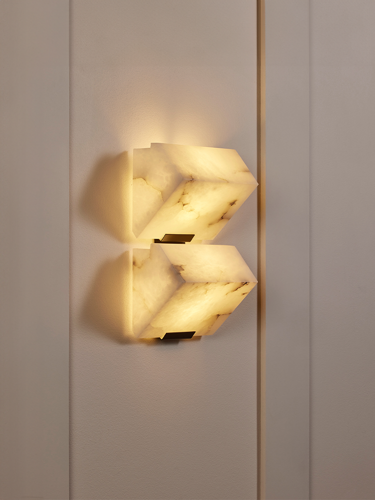 DOUBLE -SLOPING BLOCK- Wall Lamp-185