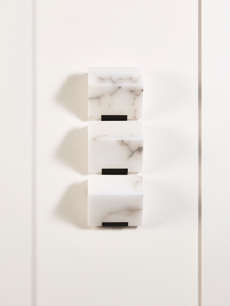 TRIPLE -SLOPING BLOCK- Wall Lamp-145