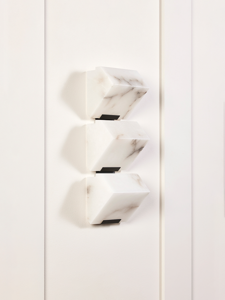 TRIPLE -SLOPING BLOCK- Wall Lamp-145