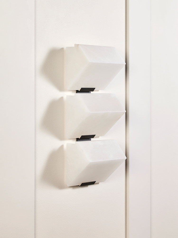 TRIPLE -SLOPING BLOCK- Wall Lamp-185