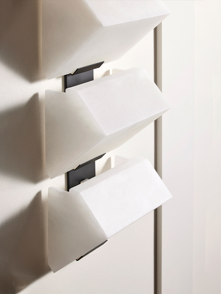 TRIPLE -SLOPING BLOCK- Wall Lamp-230