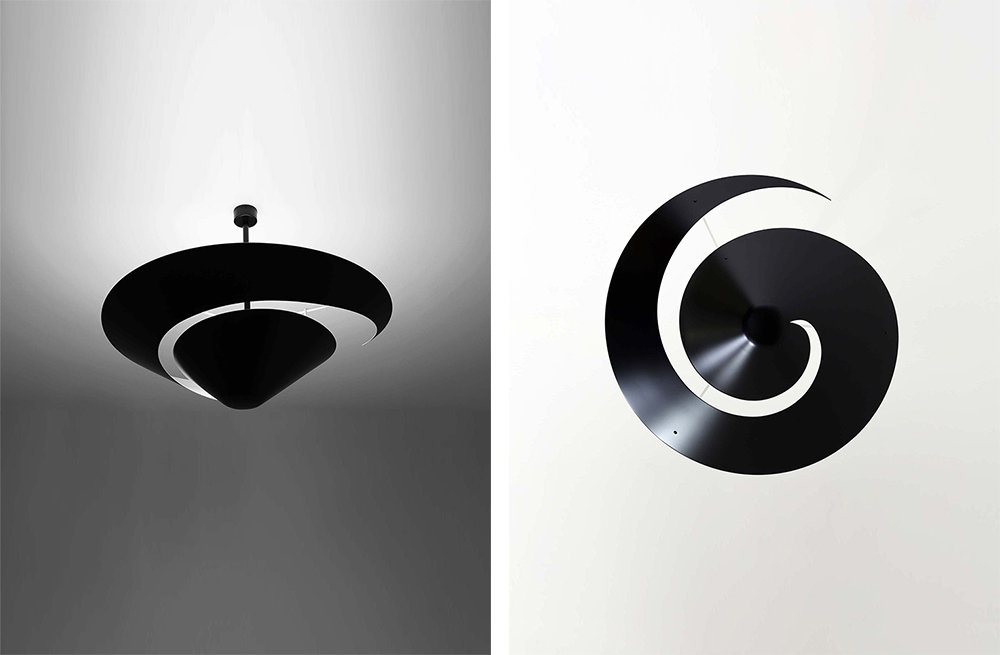 Ceiling lamp “Snail” – 23″diameter