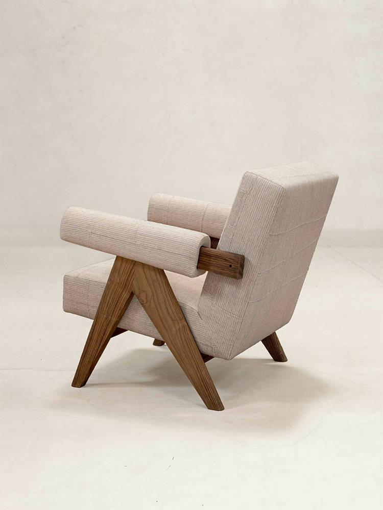 Upholstered Easy Armchair[Kesa_Sand]