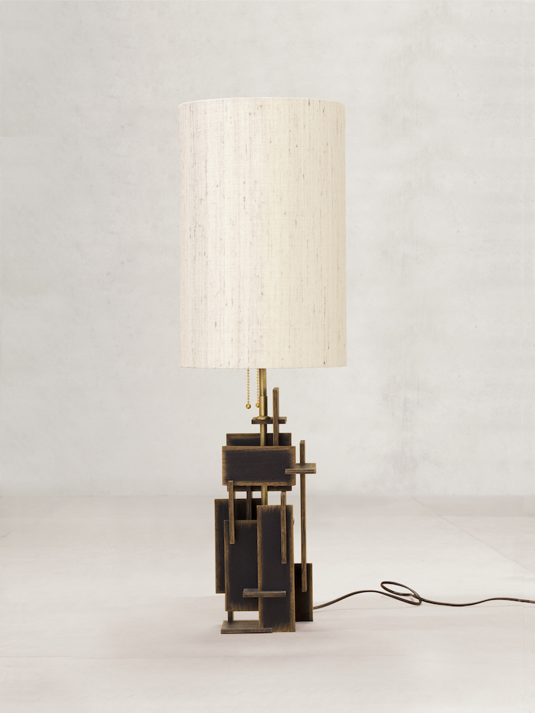 Cardhouse Lamp