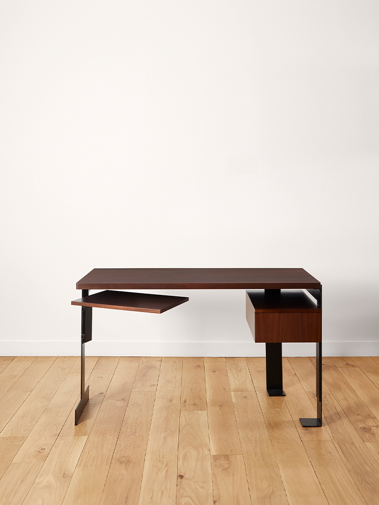 Metal and Wood Desk-A