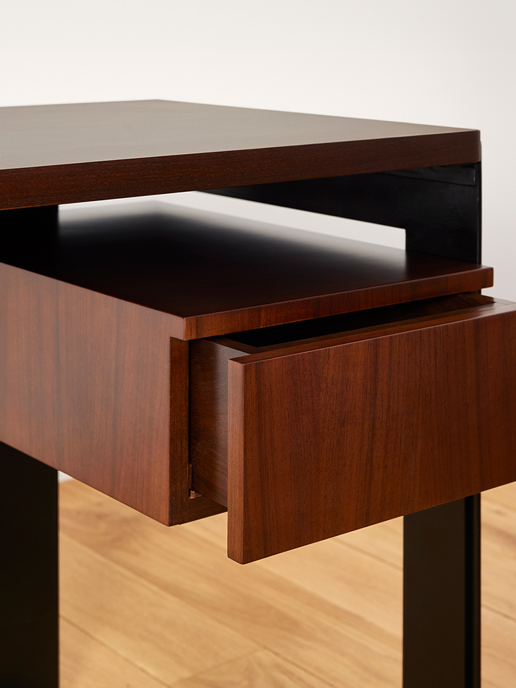 Metal and Wood Desk-A