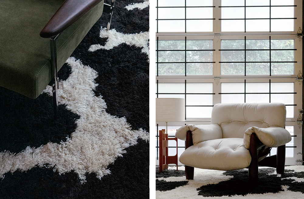 Calfskin Pattern Carpet【KENMOCHI-D】