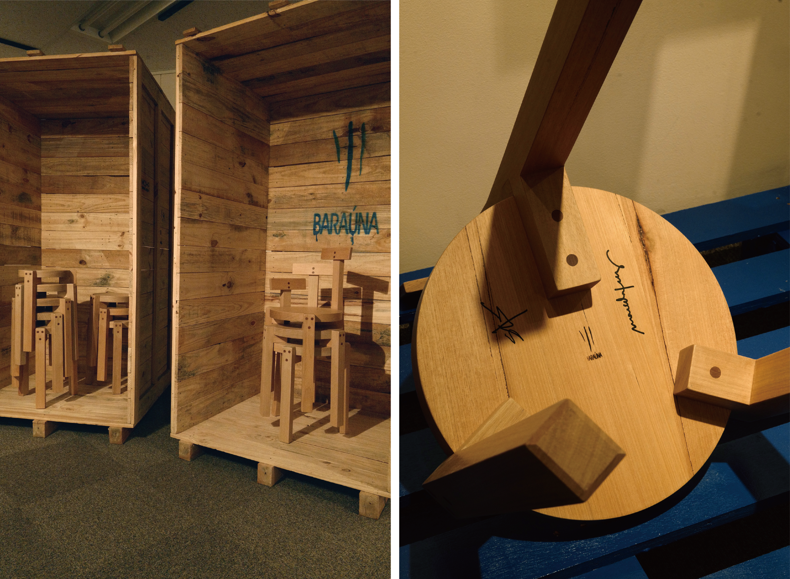 LINA BO BARDI with Marcenaria Baraúna