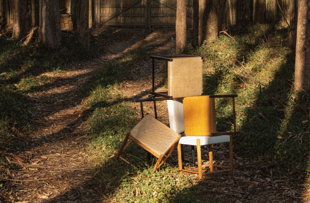 Marcos Stool (Leather/Fabric)