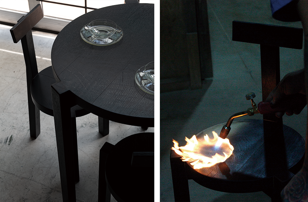 Carbon Girafa Table